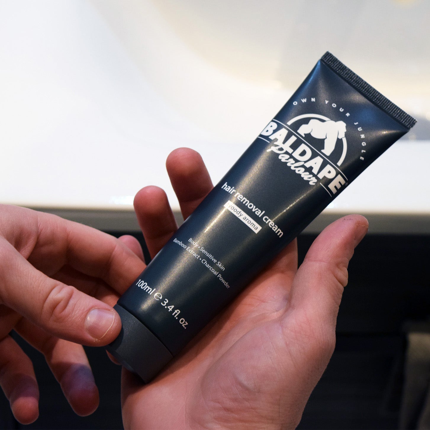 Charcoal Body Hair Removal Cream