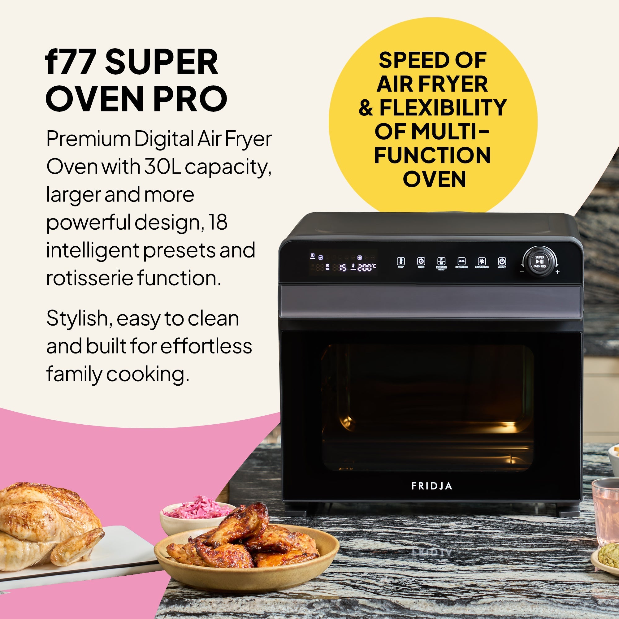Super Oven Pro - 30L Digital Air Fryer Oven