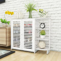 Double Door Shoe Cabinet 4-Layer