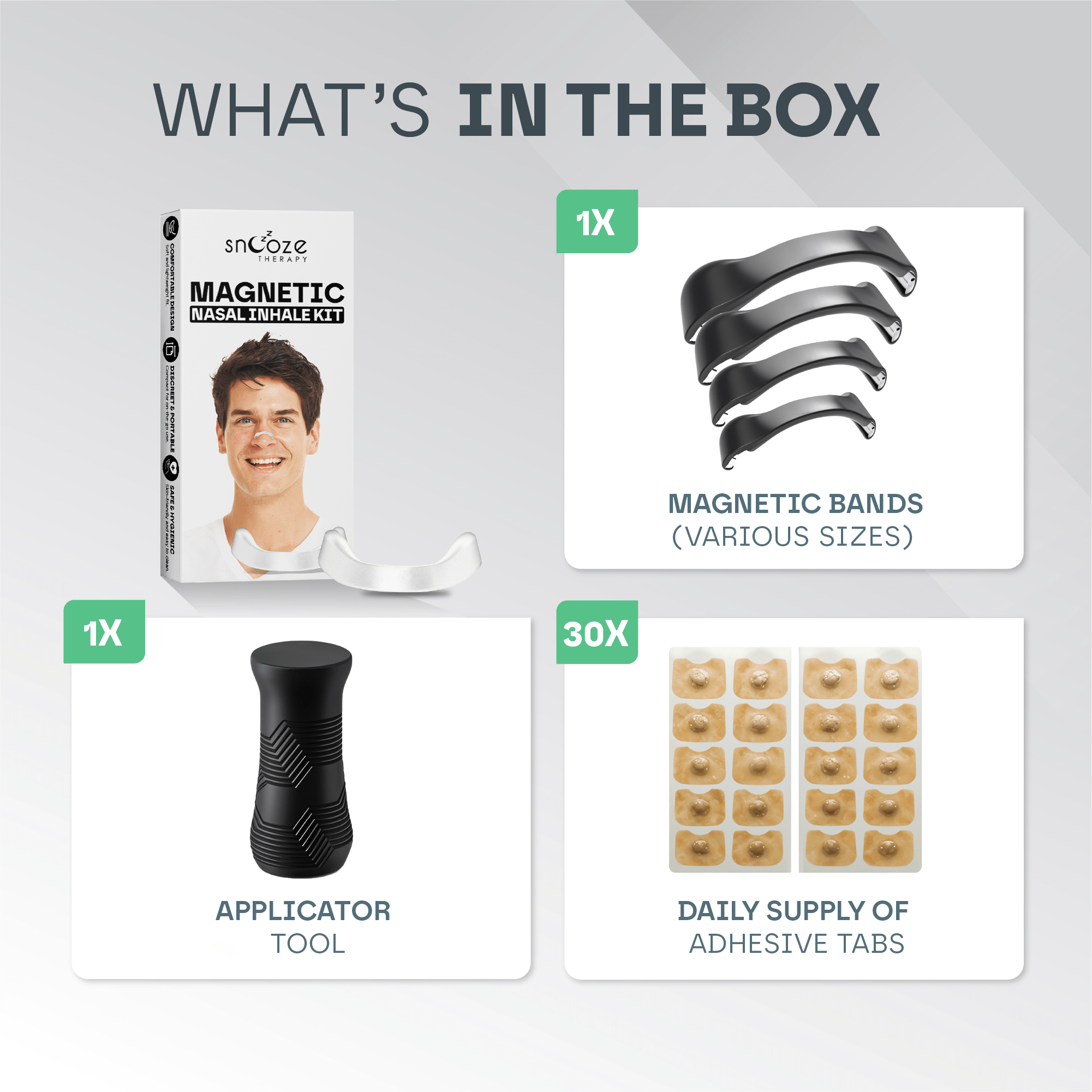 Magnetic Nasal Breathing Kit